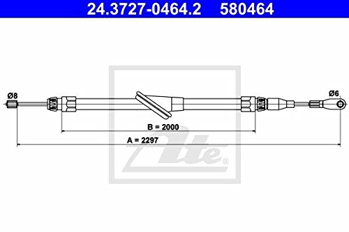 ATE 24.3727-0464.2 Seilzug, Feststellbremse von ATE