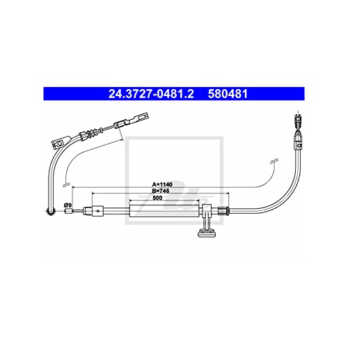 ATE 24.3727-0481.2 Bremskraftverstärker von ATE