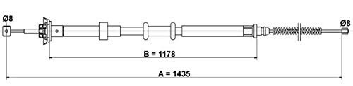 ATE 24.3727-0557.2 Seilzug, Feststellbremse von ATE