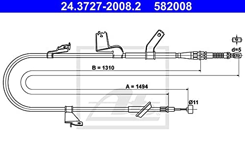 ATE 24.3727-2008.2 Bremskraftverstärker von ATE