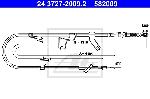 ATE 24.3727-2009.2 Bremskraftverstärker von ATE