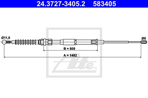 ATE 24.3727-3405.2 Bremskraftverstärker von ATE