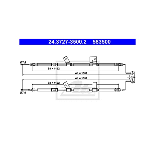 ATE 24.3727-3500.2 Bremskraftverstärker von ATE