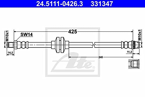 ATE 24.5111-0426.3 Bremsschlauch von ATE