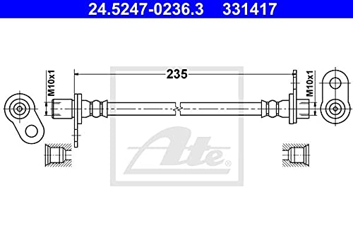 ATE 24.5247-0236.3 Bremsschlauch von ATE