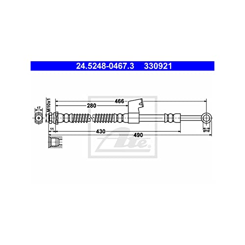 ATE 24.5248-0467.3 Bremsschlauch von ATE