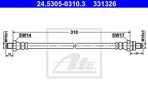 ATE 24530503103 Bremsschlauch von ATE