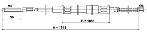 ATE 24372701182 Bremsseil von ATE