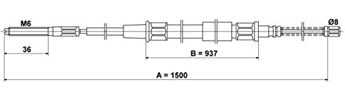 ATE 24372701352 Bremsseil von ATE