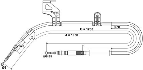 ATE 24372701712 Bremsseil von ATE