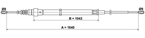 ATE 24372701762 Bremsseil von ATE