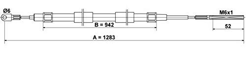 ATE 24372702292 Bremsseil von ATE