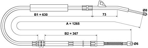 ATE 24372702322 Handbremsseil von ATE