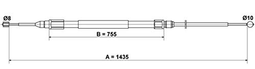 ATE 24372702342 Handbremsseil von ATE