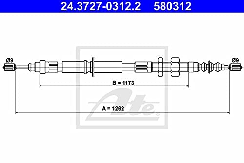 ATE 24372703122 Bremsseil von ATE