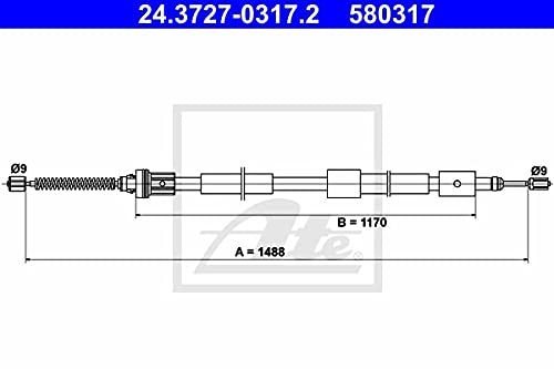 ATE 24372703172 Bremsseil von ATE