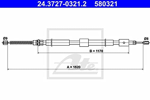 ATE 24372703212 Bremsseil von ATE