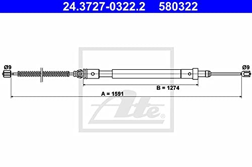 ATE 24372703222 Bremsseil von ATE