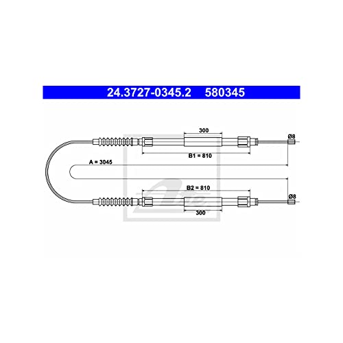 ATE 24372703452 Bremsseil von ATE