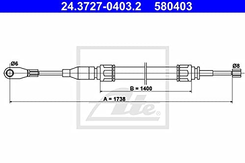 ATE 24372704032 Bremsseil von ATE