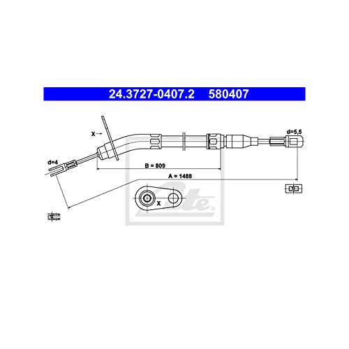 ATE 24372704072 Bremsseil von ATE