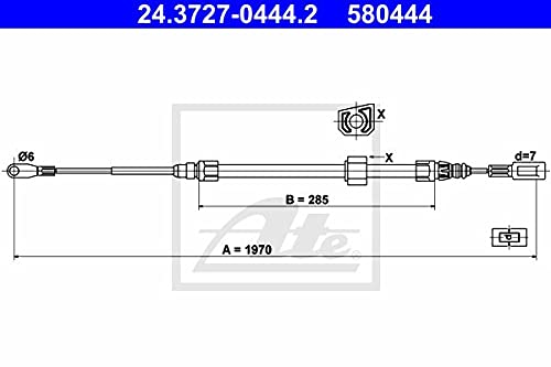 ATE 24372704442 Bremsseil von ATE