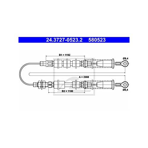 ATE 24372705232 Bremsseil von ATE