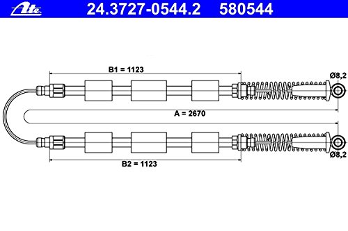 ATE 24372705442 Bremsseil von ATE