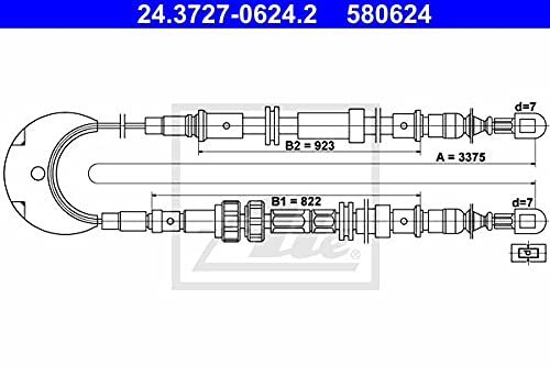 ATE 24372706242 Bremsseil von ATE