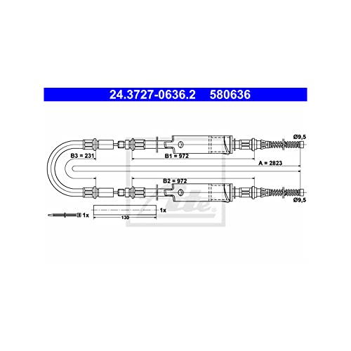 ATE 24372706362 Bremsseil von ATE