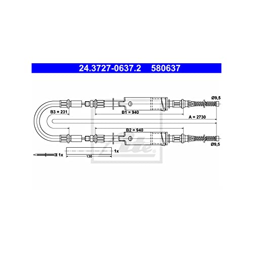 ATE 24372706372 Bremsseil von ATE