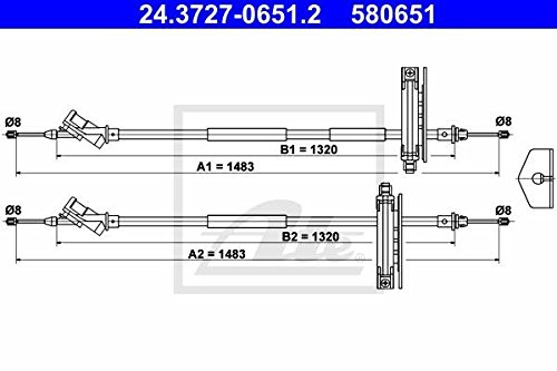 ATE 24372706512 Bremsseil von ATE