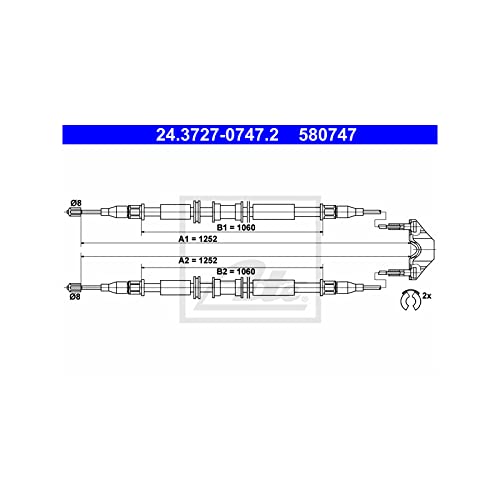 ATE 24372707472 Bremsseil von ATE