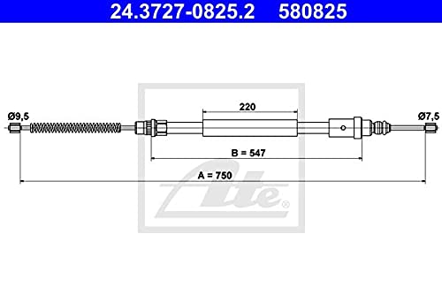 ATE 24372708252 Bremsseil von ATE