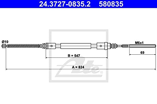 ATE 24372708352 Bremsseil von ATE