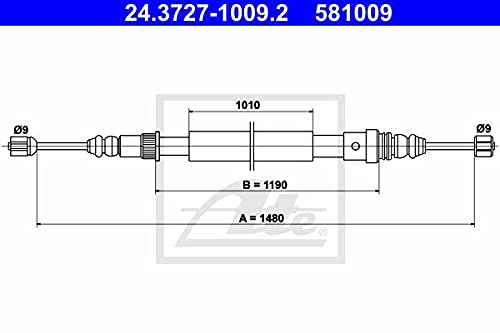 ATE 24372710092 Bremsseil von ATE