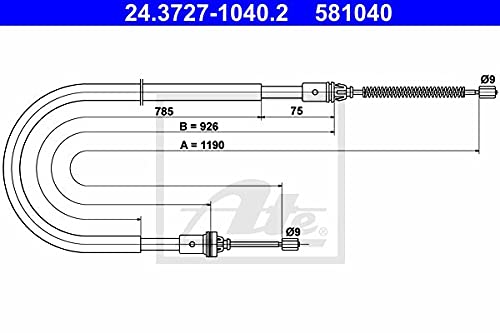 ATE 24372710402 Bremsseil von ATE