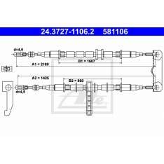 ATE 24372711062 Bremsseil von ATE