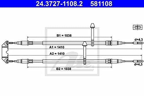 ATE 24372711082 Bremsseil von ATE