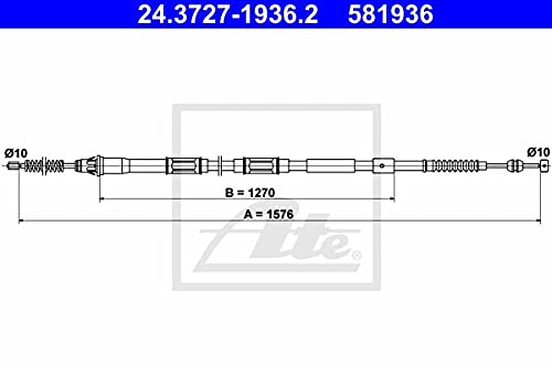 ATE 24372719362 Seilzug, Feststellbremse von ATE