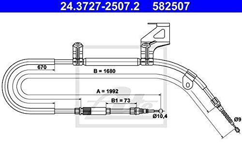 ATE 24372725072 Bremsseil von ATE