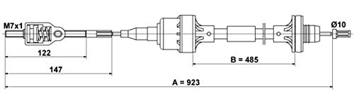 ATE 24372807222 Kupplungsseil von ATE