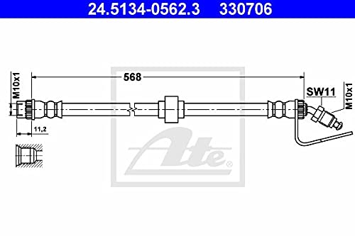 ATE 24513405623 Bremsschlauch von ATE