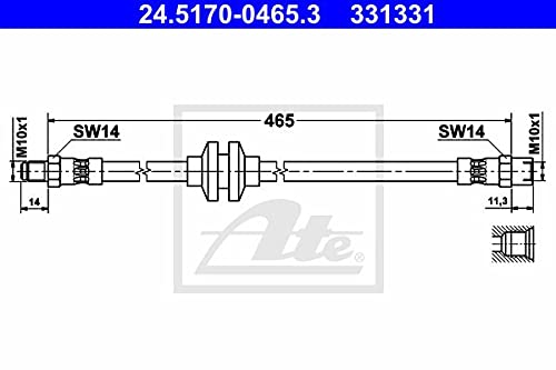 ATE 24517004653 Bremsschlauch von ATE