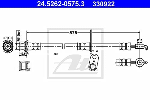 ATE 24526205753 Bremsschlauch von ATE