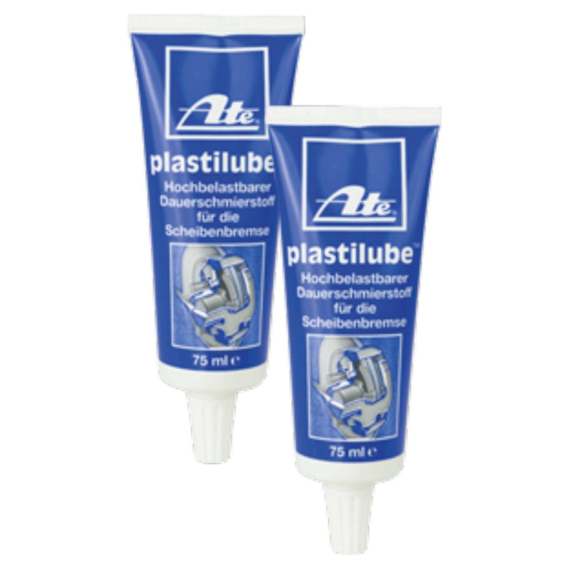 ATE 2X Original Plastilube Univeralschmierstoff Tube 75 Ml Bremsenreiniger Kupferpaste Spray Bremskolbenrücksteller von ATE