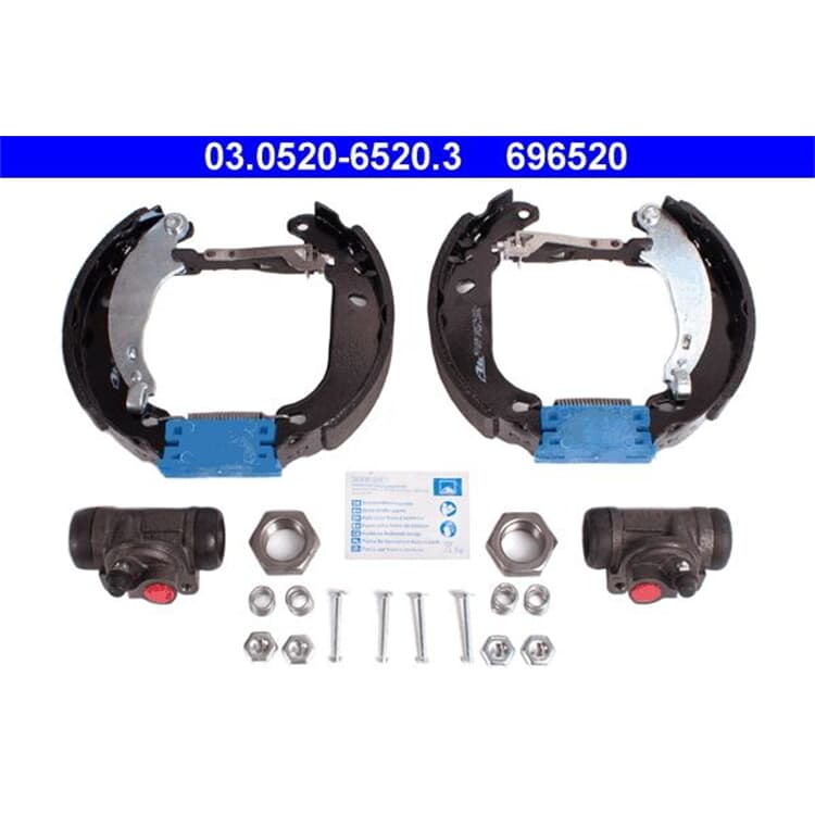 ATE Bremsbacken + Radzylinder vormontiert hinten Peugeot 206 206+ von ATE