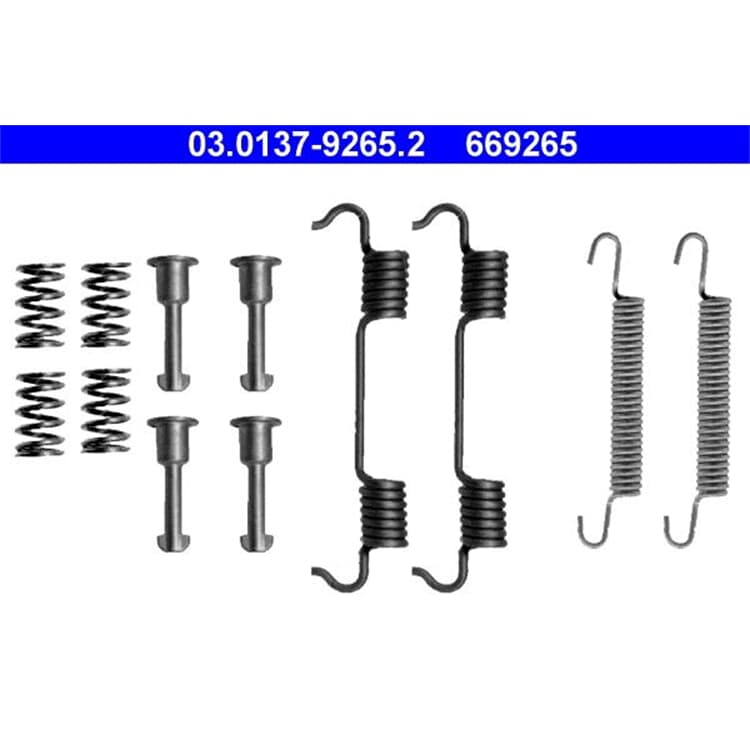 ATE Bremsbacken-Montagesatz hinten BMW 02 1 3 4 Z4 von ATE