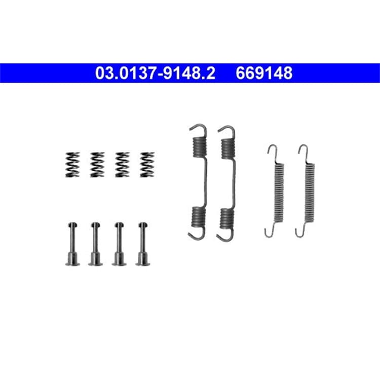 ATE Bremsbacken-Montagesatz hinten BMW 3 Z1 Z3 von ATE