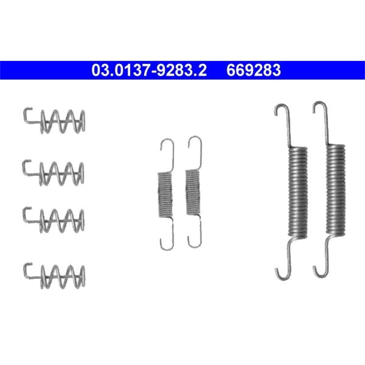 ATE Bremsbacken-Montagesatz hinten Volvo S60 S80 V70 Xc70 von ATE